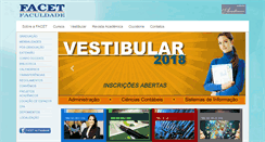 Desktop Screenshot of facet.br